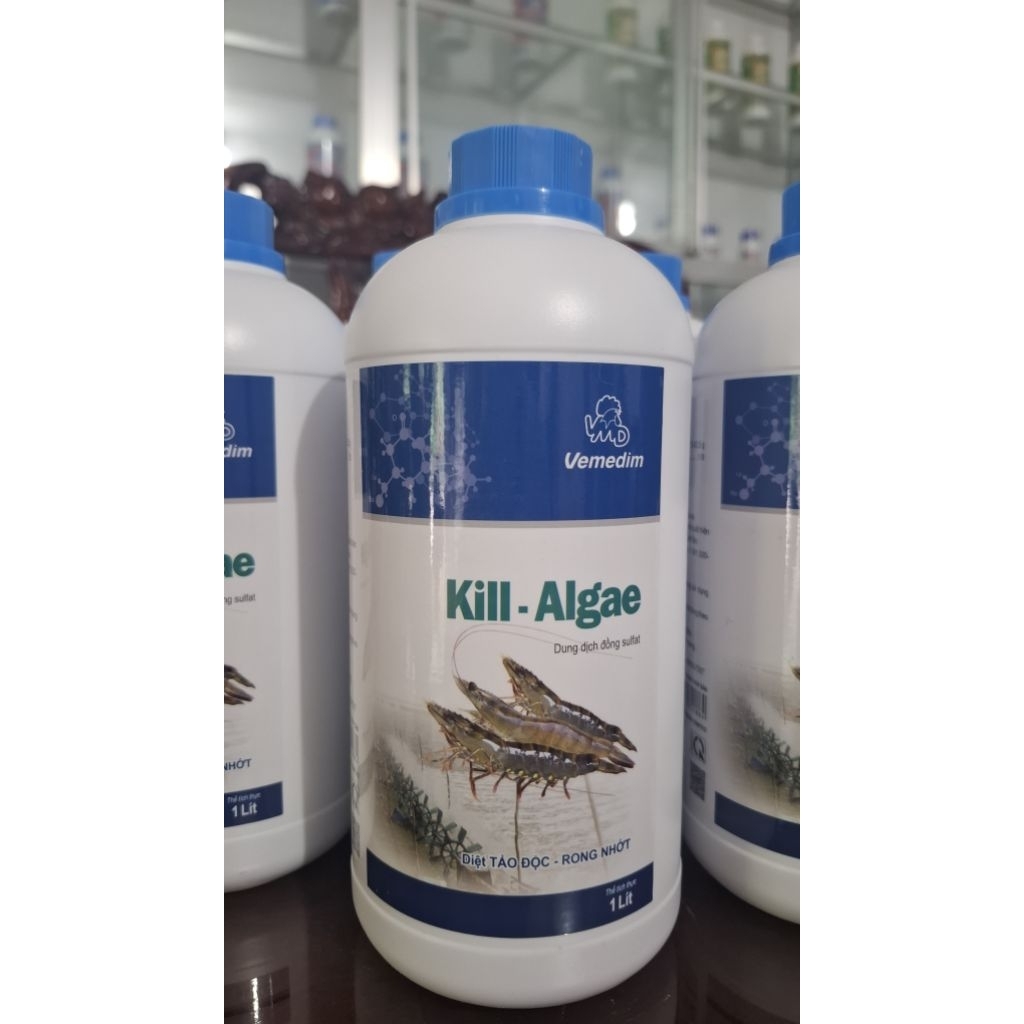 KILL-ALGAE 1 ลิตร - KILL ALGAE และหอยกุ้งและบ่อปลา