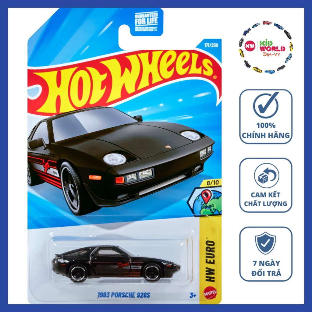 Hot Wheels basic 1983 Porsche 928S JJK15 รถโมเดล