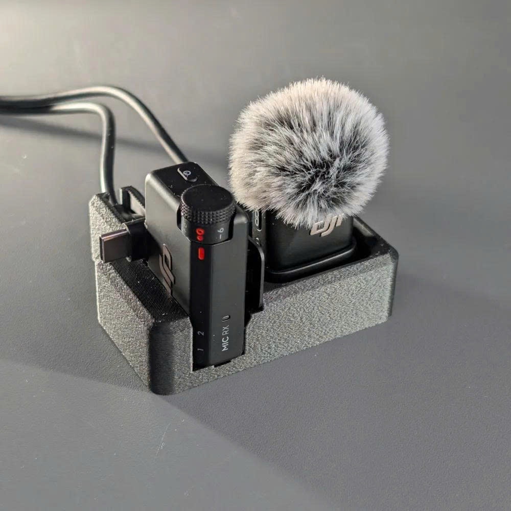 แท่นชาร์จแบบคงที่สําหรับ DJI Mic Mini - สําหรับรุ่นไม่มีกล่องชาร์จ - 1TX / 1RX (0057)