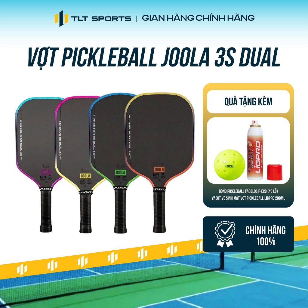 JOOLA 3S Dual Pickleball Racket – Hyperion, Magnus, Perseus, Scorpious – ไม้พรีเมี่ยม, Force & Good 
