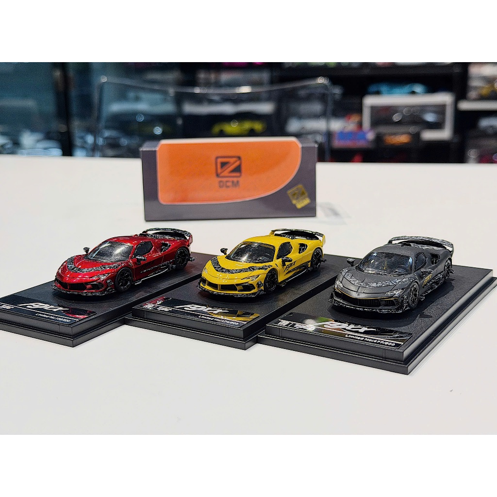 รถโมเดล FERRARI F9XX COUPE, 1/64 DCM SCALE