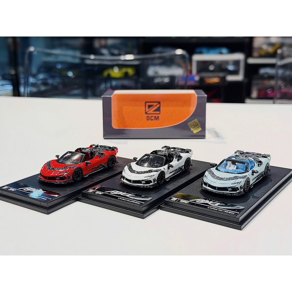 FERRARI F9XX SPYDER รถโมเดล 1/64 DCM SCALE