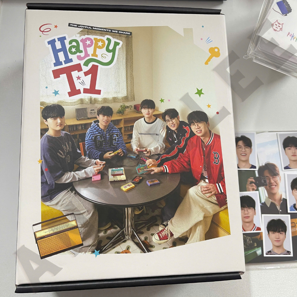 การ์ดมุมกลม T1 Happy package Faker Oner Dran Peyz Keria 2026