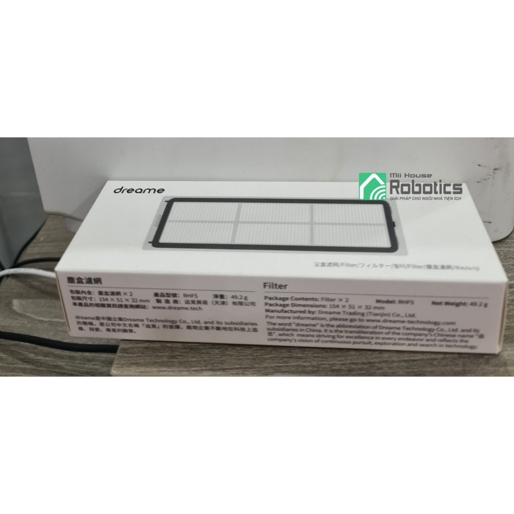 กล่องกรอง 2 ชิ้น จาก Dreame D10s Plus / L10 Prime / L10 Ultra / L10s Pro / S10 Series / W10 Pro / Z1