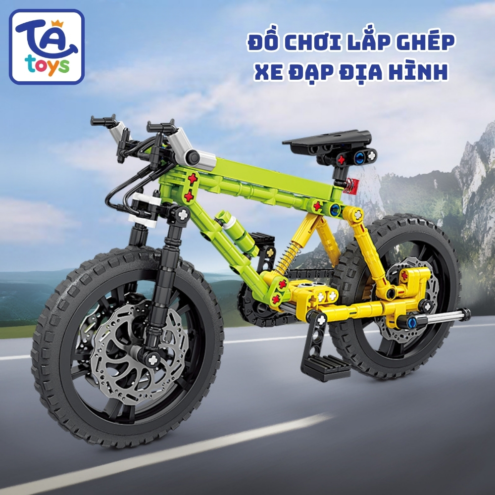 200+ ชิ้น Dirt Bike Assembly Toy – โมเดลจักรยานกีฬา – ของเล่นอัจฉริยะ – TATOYS