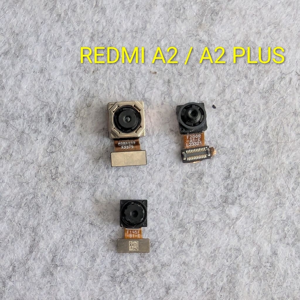 กล้องหน้า Redmi A2 plus กล้องหลังที่ยังไม่ได้เปิด Redmi A2 Redmi A2 plus