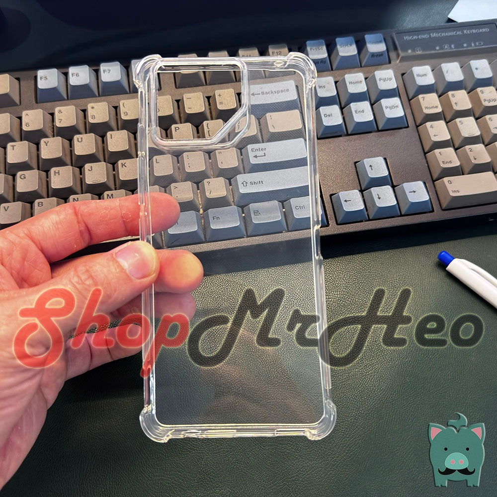 ROG Phone 8 - ROG 8 เคสยืดหยุ่นกันกระแทกแบบใส