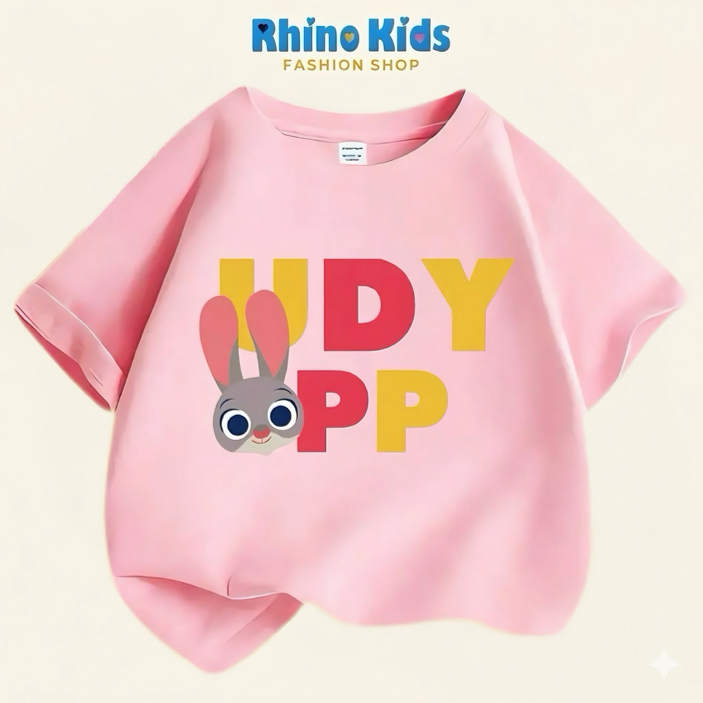 AZ127 - เสื้อยืด RHINO KDS สําหรับเด็กชายและเด็กหญิง ผ้าคอตตอนเนื้อนุ่ม พิมพ์ลาย Cute HOT TREND zoot