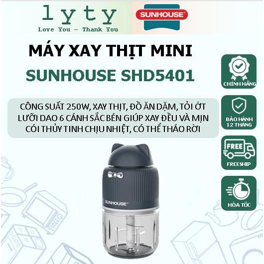 SUNHOUSE SHD5401 MINI MEAT GRINDER. CONVENENT MEAT GRINDER อาหารแท้ NATIONWIDE
