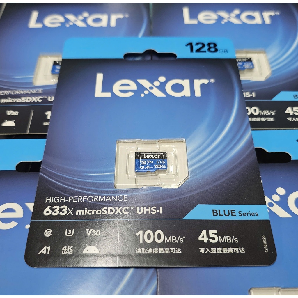 Lexar การ์ดหน่วยความจํา 128GB