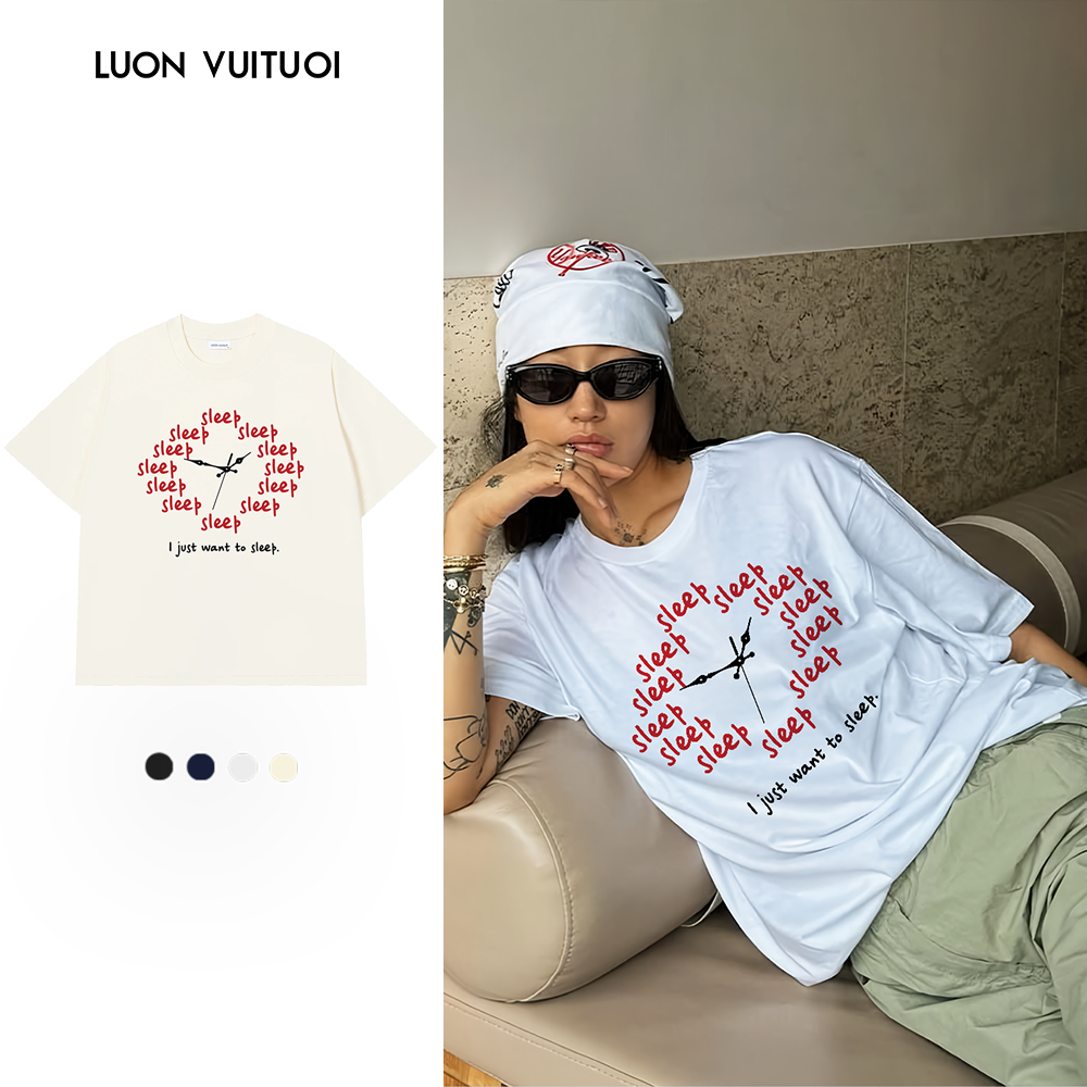 เสื้อยืด Relaxed Fit Nonsense Luon Vutuoi "Sleep" อย่าหลับขึ้น - Happy เสมอ