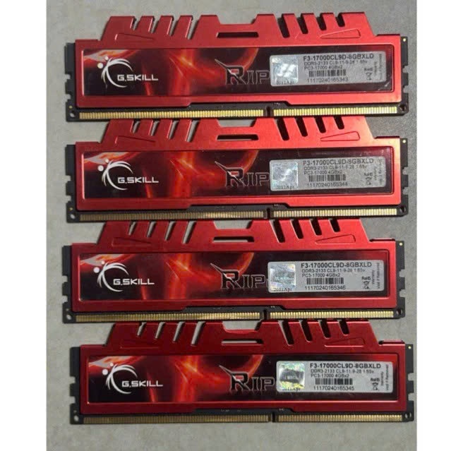PC ram 8Gb,DDR3 bus 2133,.. ฮีทซิงค์ ram GSKILL 2nd