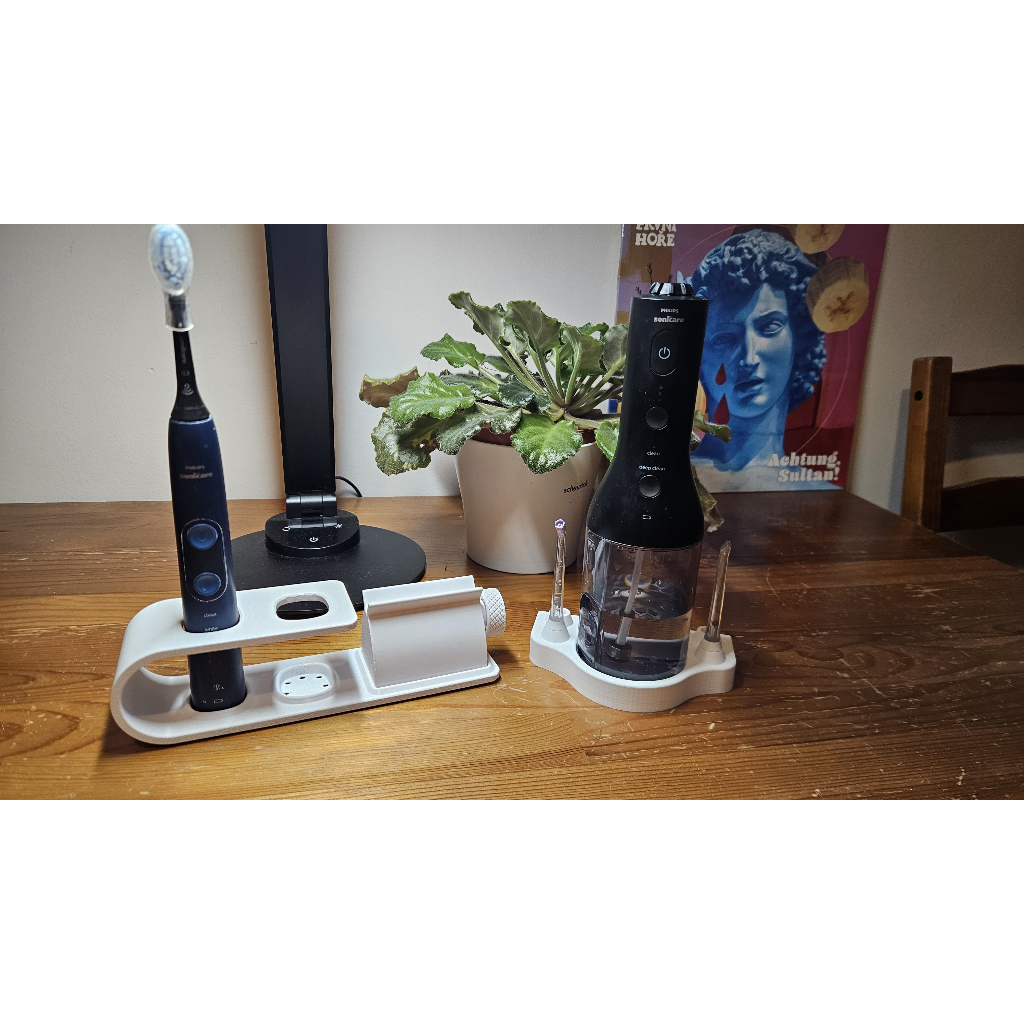 Philips Sonicare Power Flosser 3000 Water Flosser Holder – เรียบร้อย แห้ง