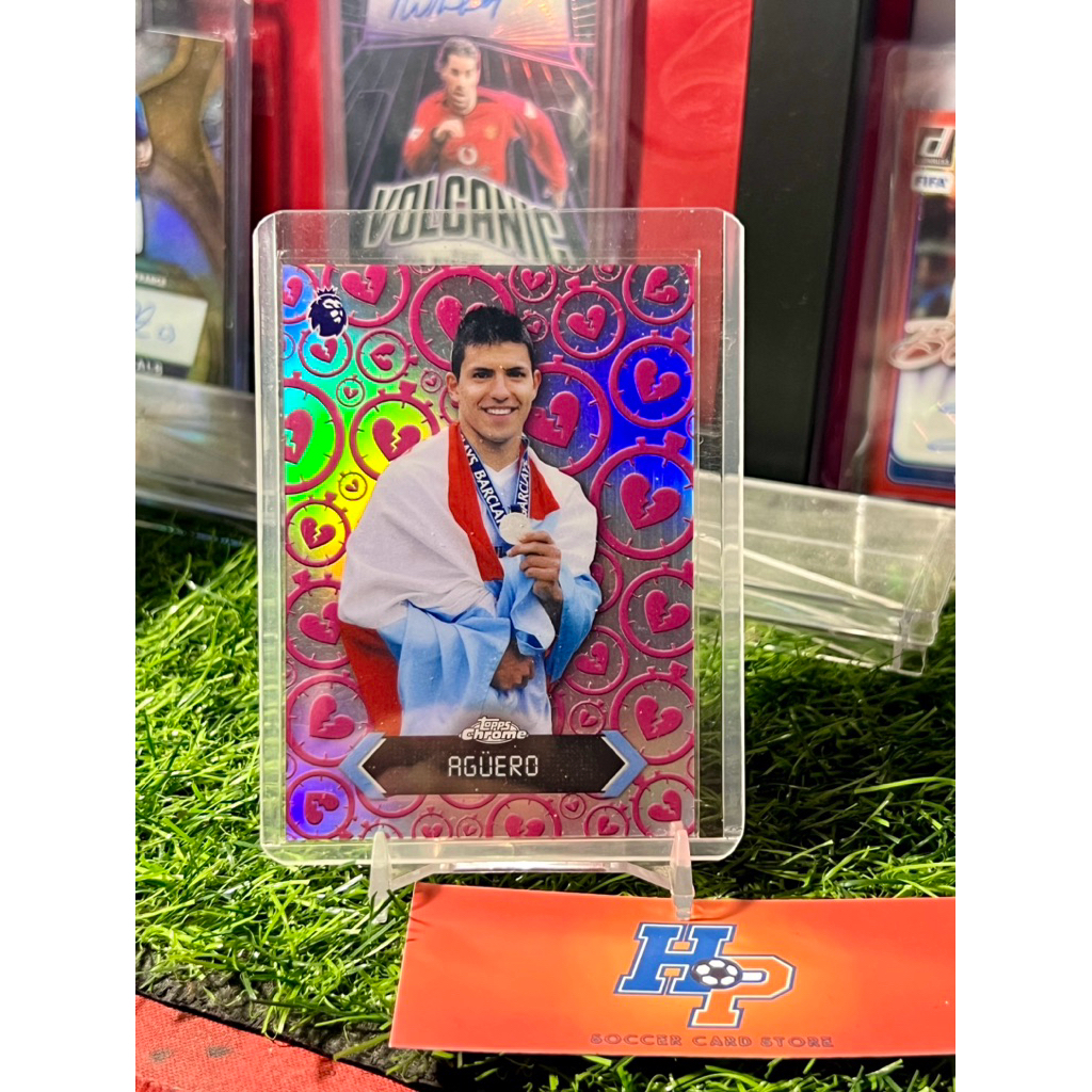 Sergio Aguero Heartbreak Topps Chrome EPL 2025/26 การ์ดฟุตบอล