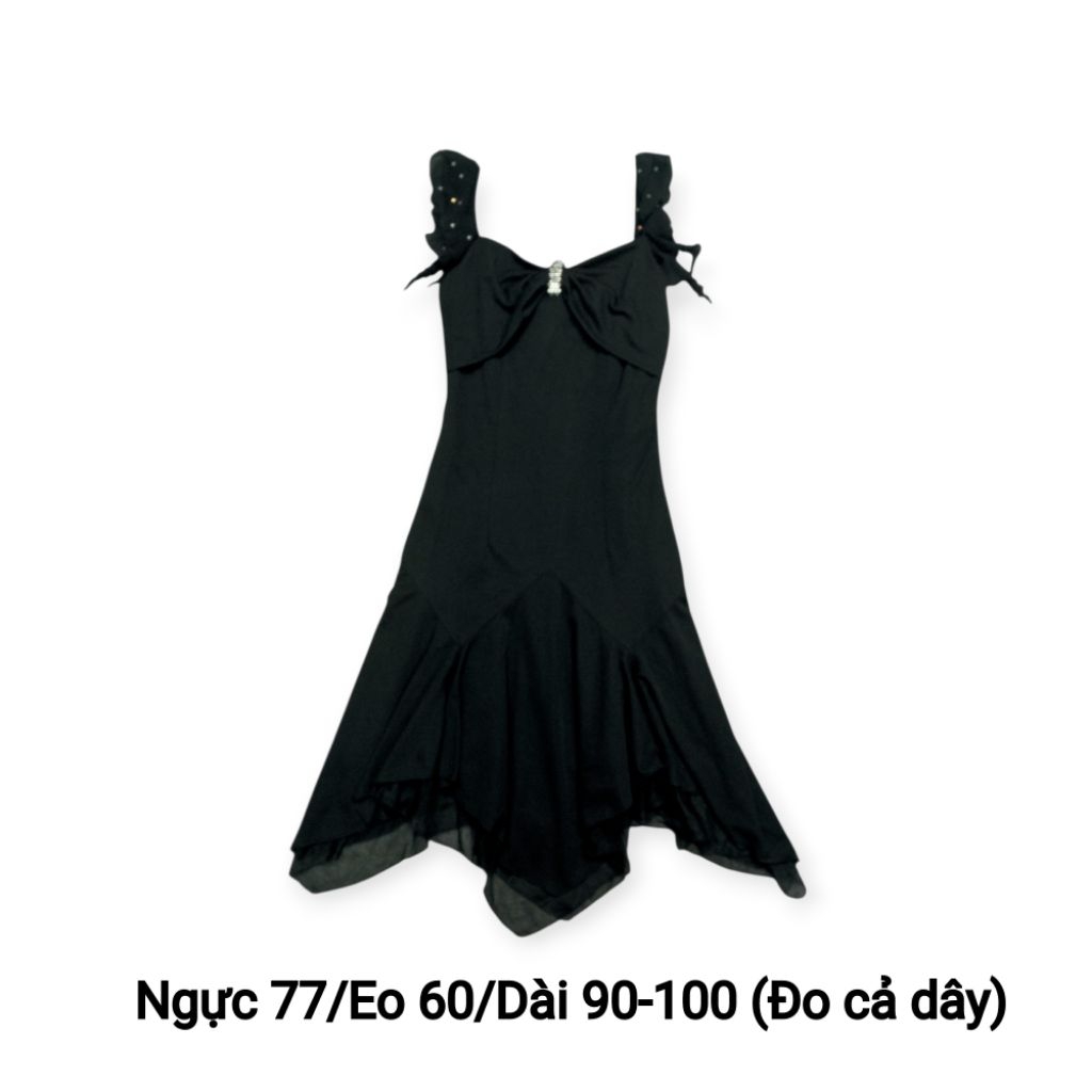 HDM 2HAND: INGNI JAPAN 2-STRING DRESS (ขนาด + วัดเขียนบนภาพ คุณต้องดูวัดก่อนซื้อ)