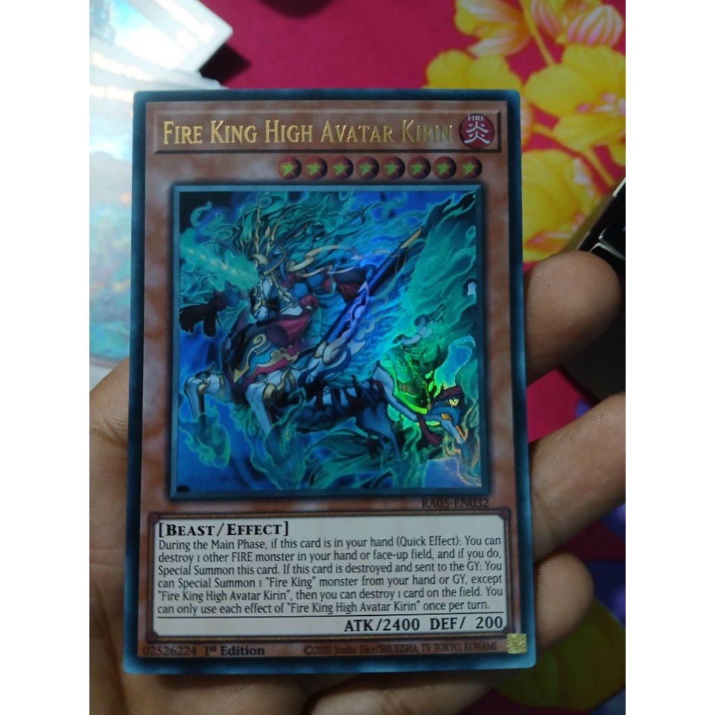 [Yugioh Bien Hoa Store] การ์ด 1 ใบ RA05-EN032 Fire King High Avatar Kirin