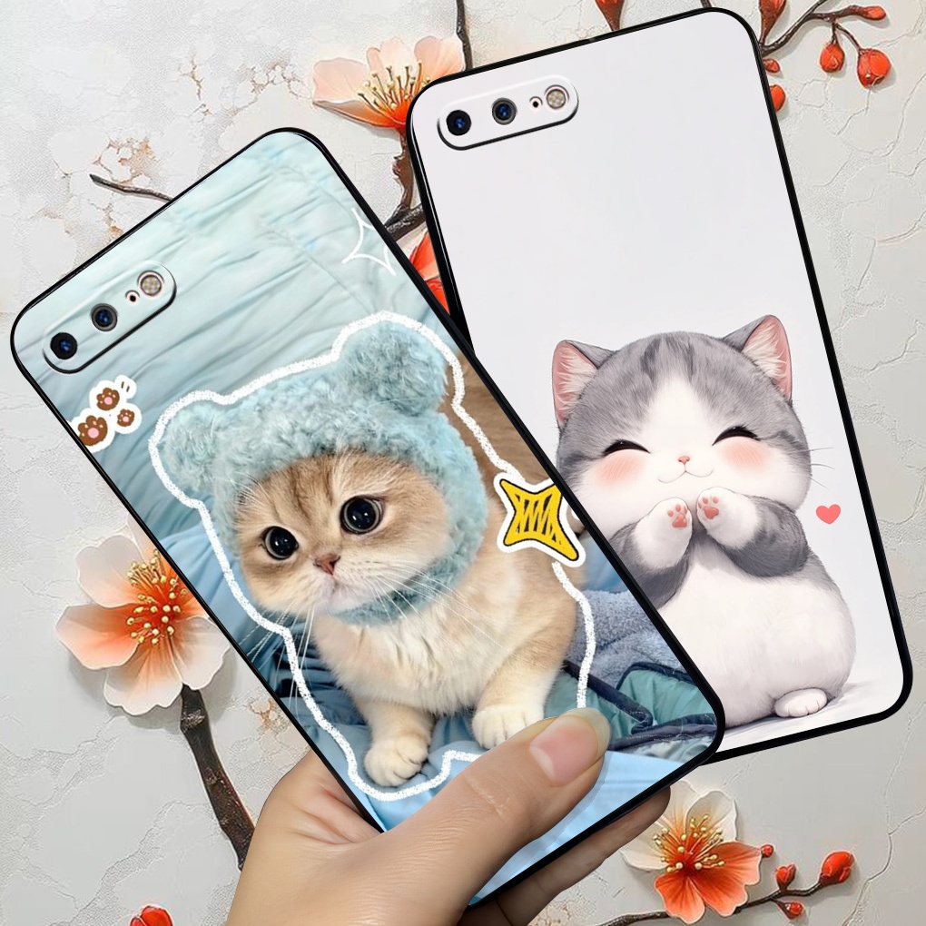 เคสสําหรับ Iphone 7 / Iphone 8 / Iphone 7 Plus / Iphone 8 Plus พร้อมลายแมวสุดน่ารัก