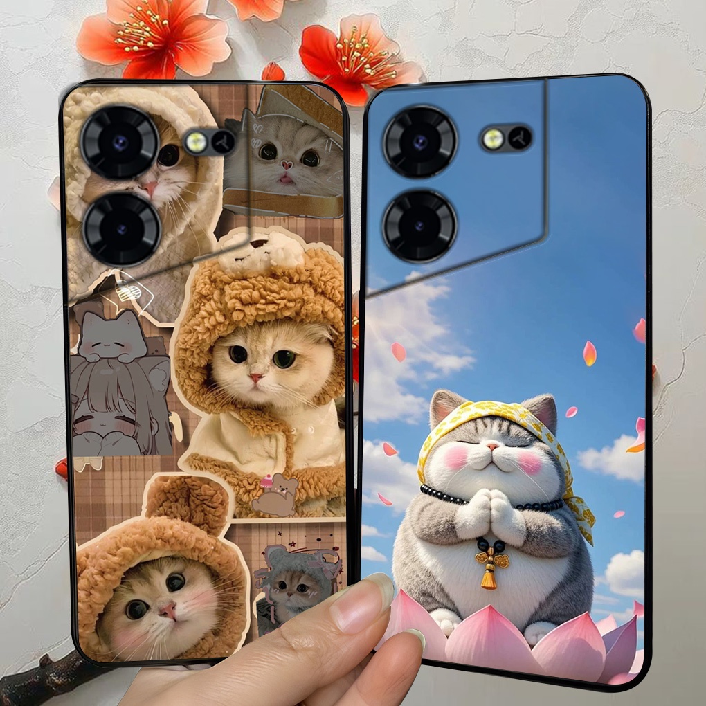 เคสสําหรับ tecno pova 5 / pova 5 pro พร้อมลายแมวสุดน่ารัก