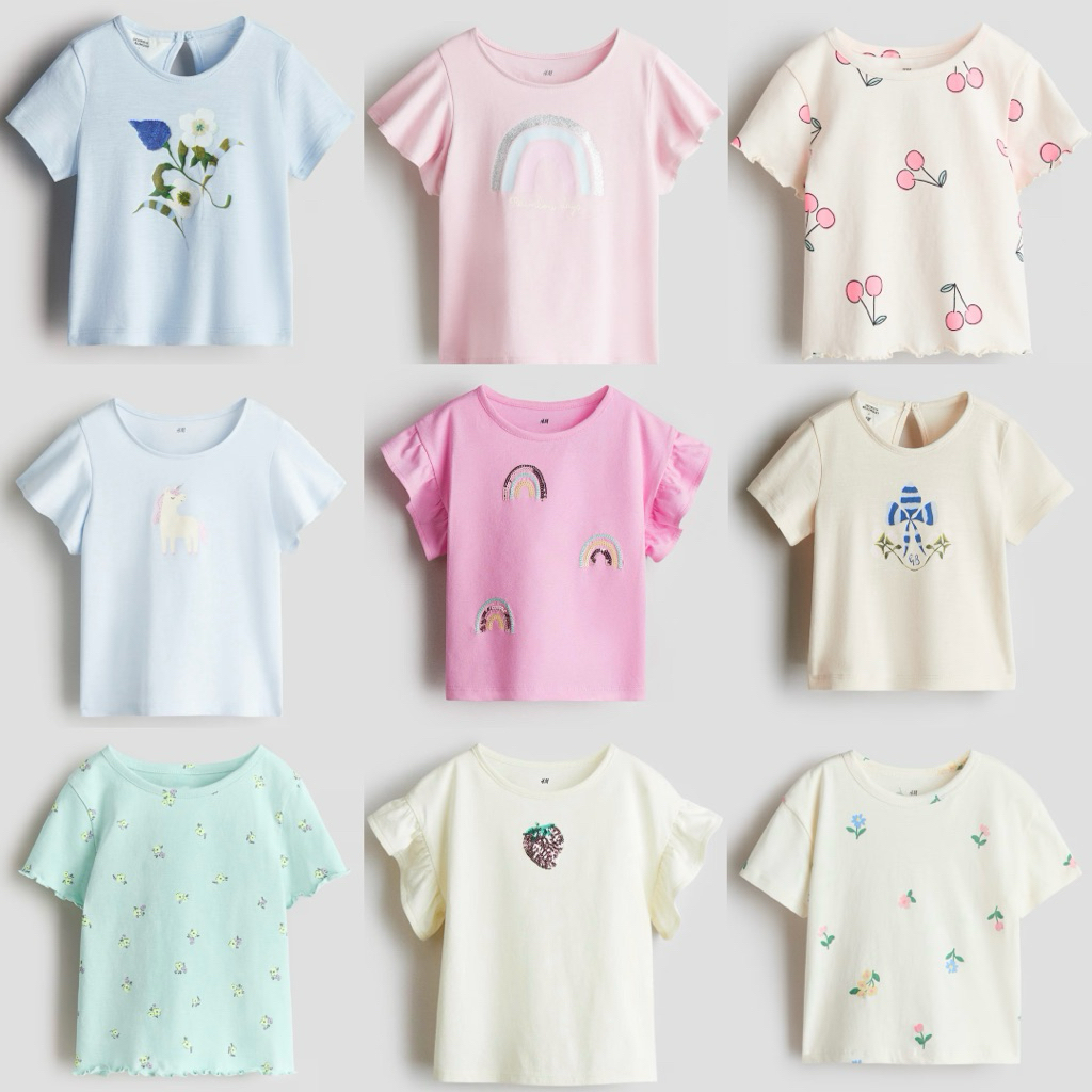 เสื้อเชิ้ตเด็กผู้หญิง HM ผ้าโปร่งสวย-HM022