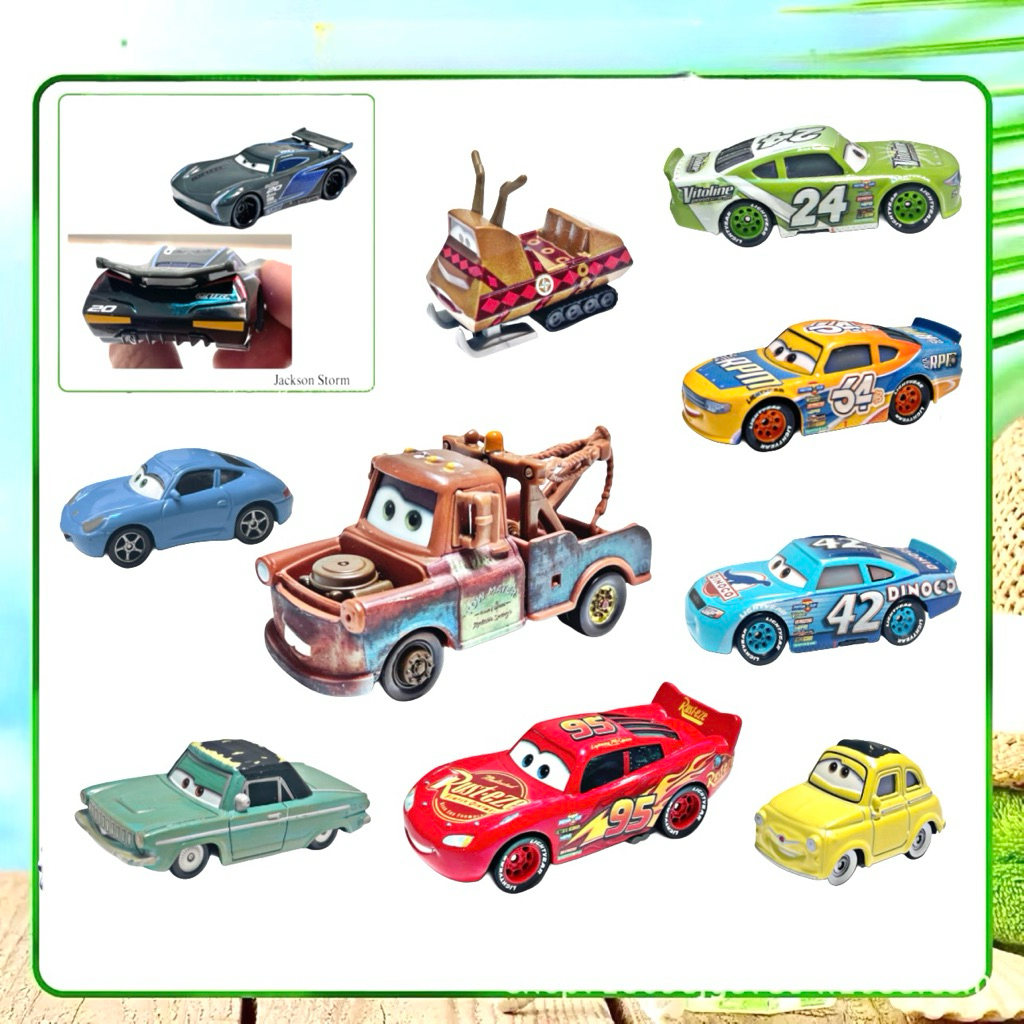 ตัวละครภาพยนตร์ Disney Pixar Cars Metal Cars, Cars McQueen
