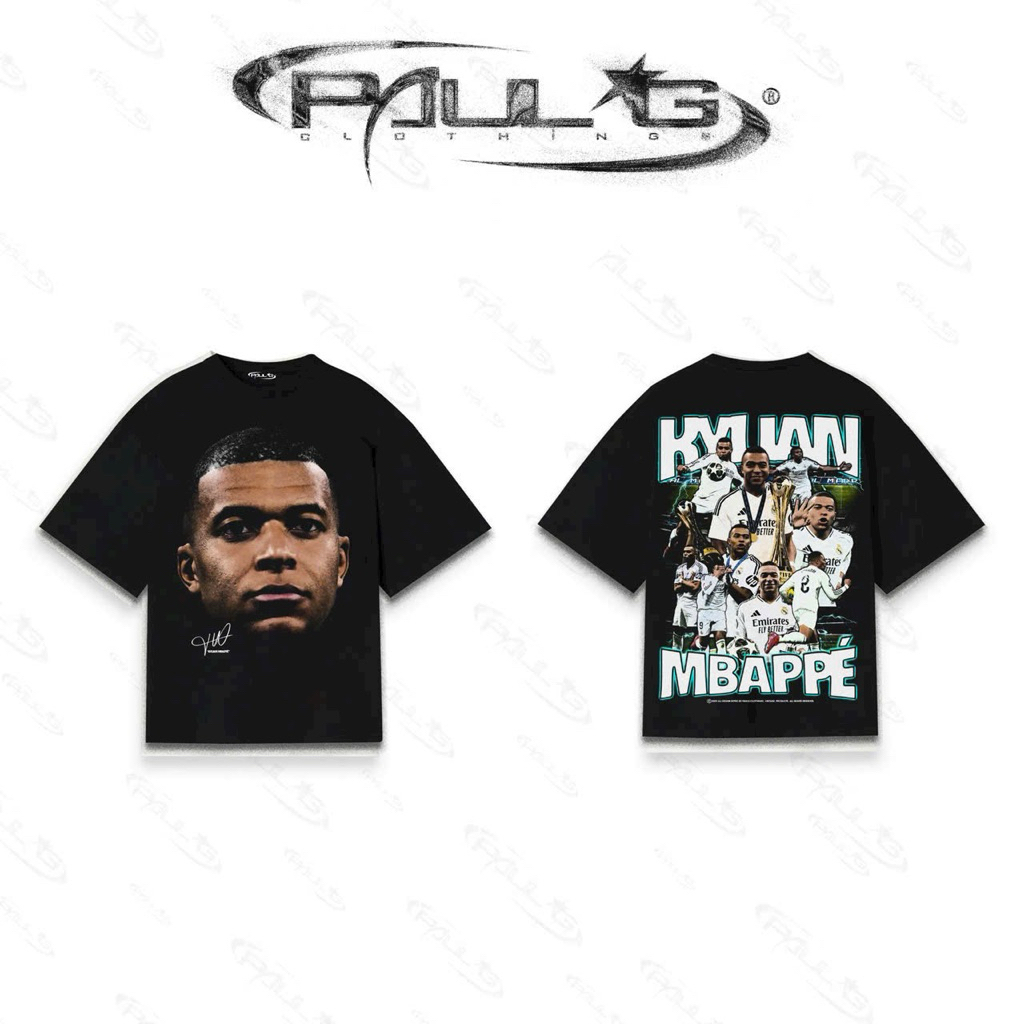 PaulG เสื้อยืดและนักฟุตบอล Mbappe Dtf