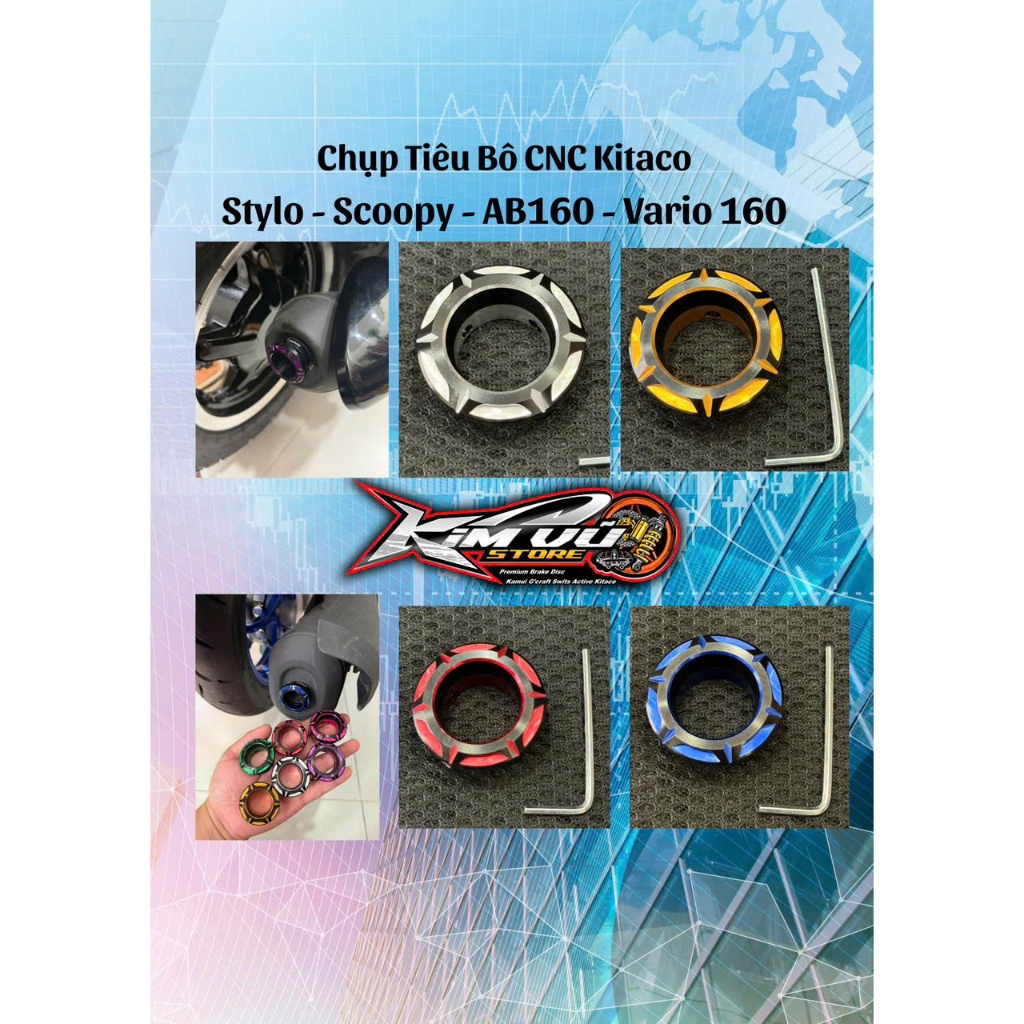 รูปถ่ายของ Kitaco Stylo - Scoopy - Vario 160 - AB160 ....