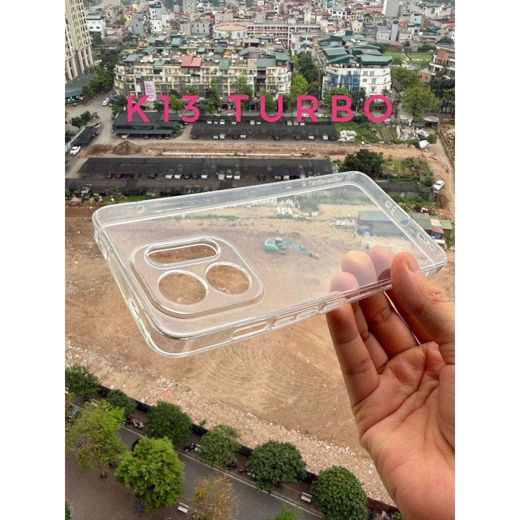 Oppo K13 Turbo เคสยืดหยุ่นใส