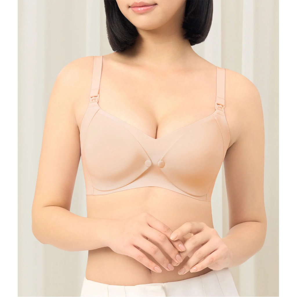 Natural Nursing bra P - Underwire Nursing bra