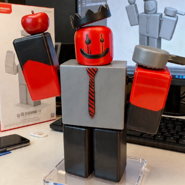 [ROBLOX] Roblox Jx1Dx1 โมเดลตัวละคร Noli Fosaken พร้อมข้อต่อแบบยืดหยุ่น - สินค้าเหมาะสําหรับคนรักเกม