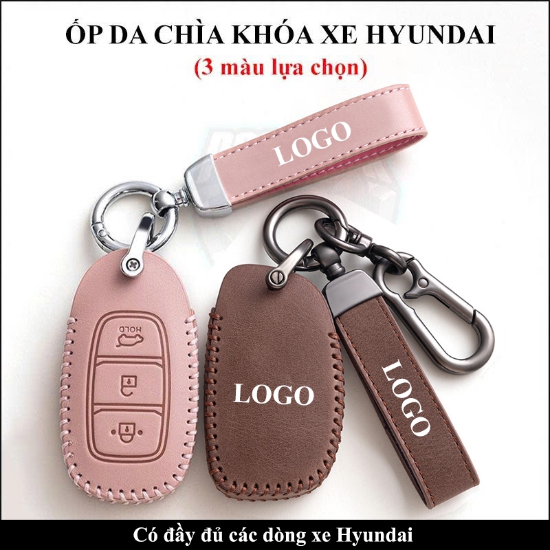 เคสกุญแจหนังสําหรับ Hyundai i10 Accent Elantra Kona Creta Venue Stargazer X Tucson Santafe Palisade