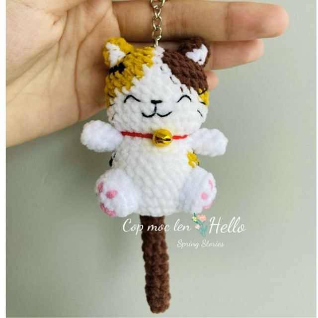 พวงกุญแจแมว/happy cat