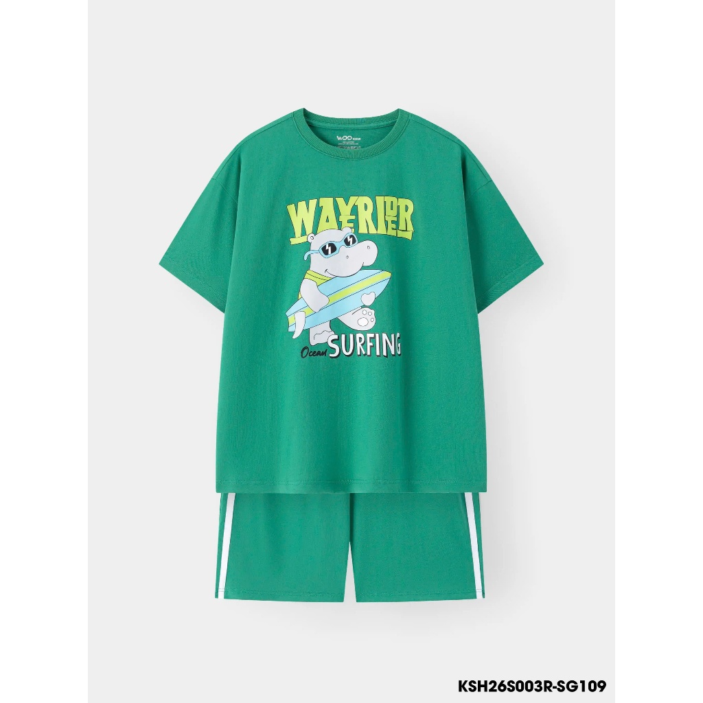 ชุดเด็กทารกผ้าฝ้ายนุ่ม (1-8 ปี) - WooKids- KSH26S003R