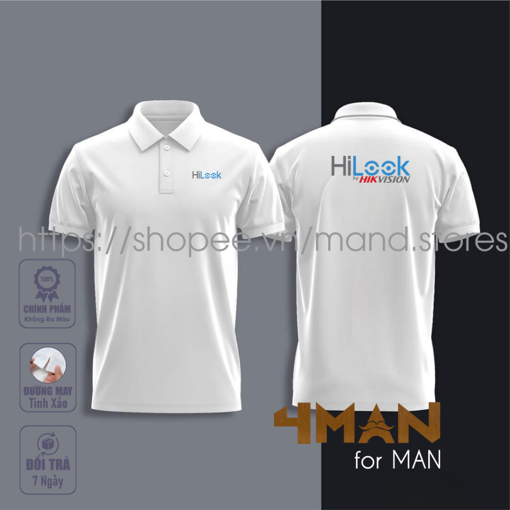 เสื้อยืด HiLook Polo - ผ้าจระเข้ CVC พรีเมี่ยม หนา เนียน เย็นสบาย ทนทาน ต่อต้านริ้วรอย - 4man Store