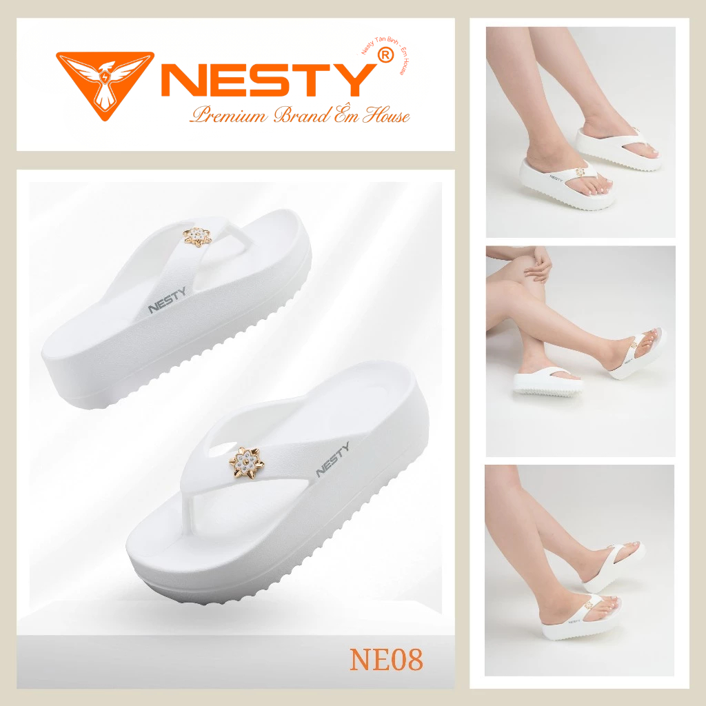[NE08] NESTY รองเท้าแตะผู้หญิง รหัส NE08 – High Sole แฟชั่น ใส่สบาย