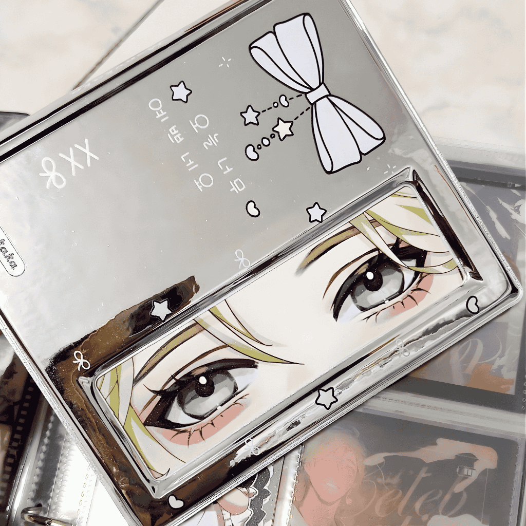 Photobooth Korean Vibe Glitter Silver Album - การเก็บรักษาความทรงจําที่สวยงาม