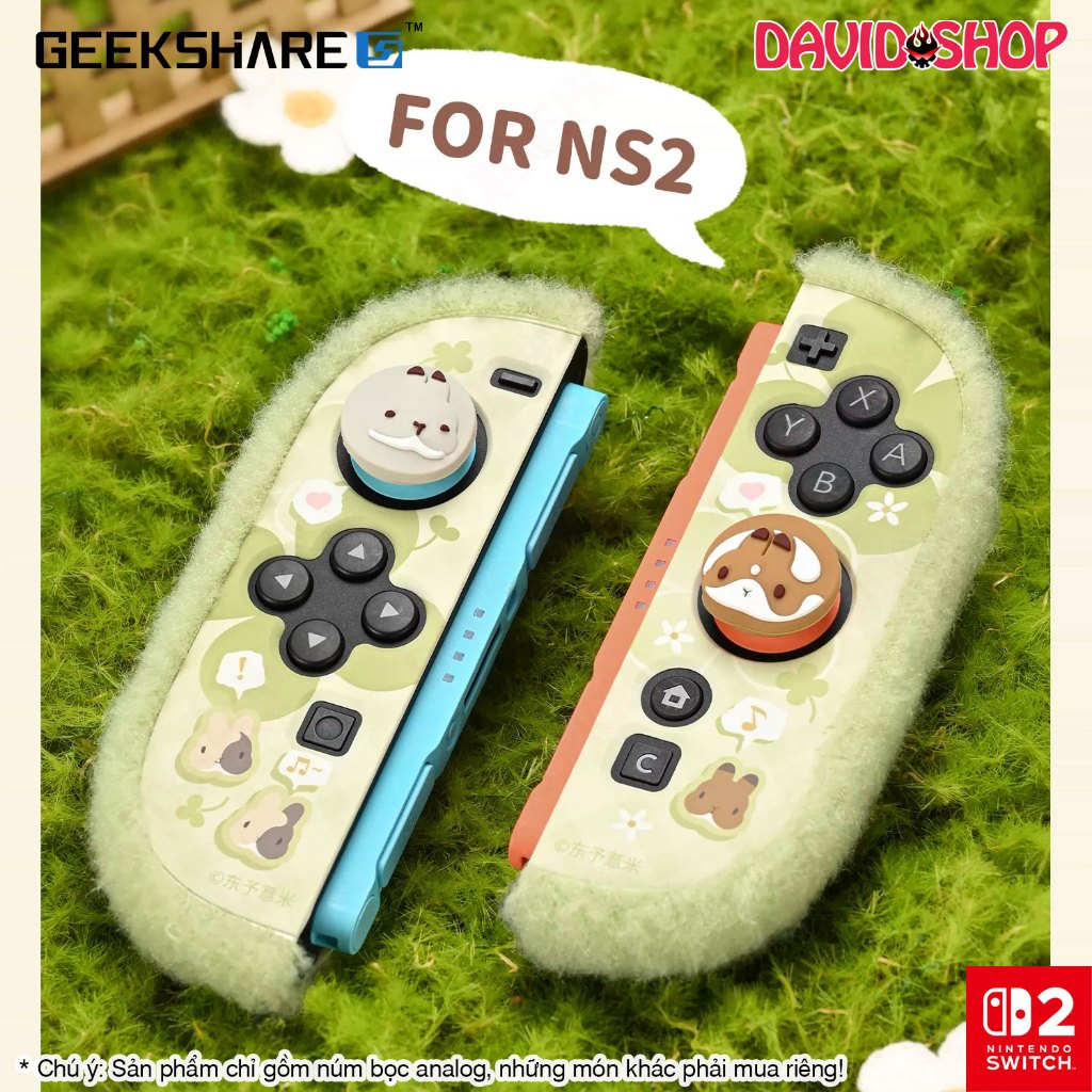 ปุ่มอะนาล็อก Timothy ทีมพรีเมี่ยม (GeekShare) สําหรับ Joy-Con, Pro Controller 2 - Nintendo Switch 2