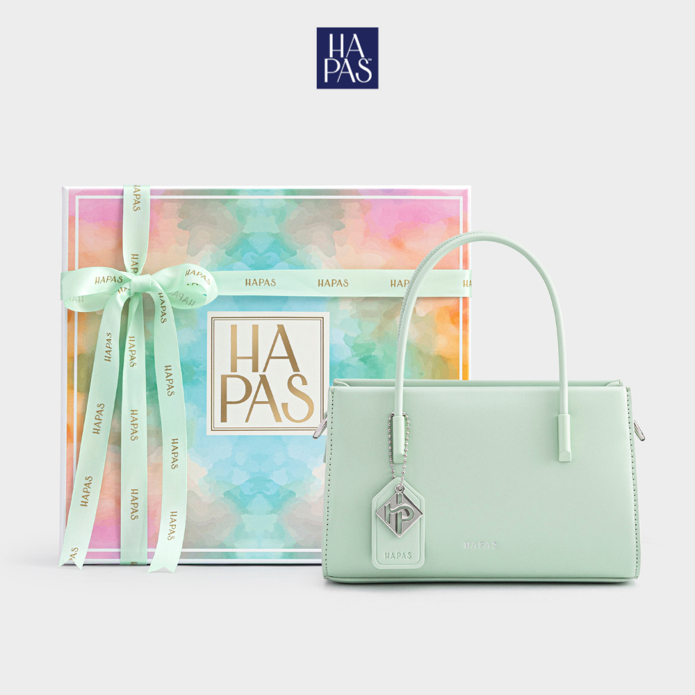 La Muse กระเป๋าถือผู้หญิง Square Tag Color Trend HAPAS