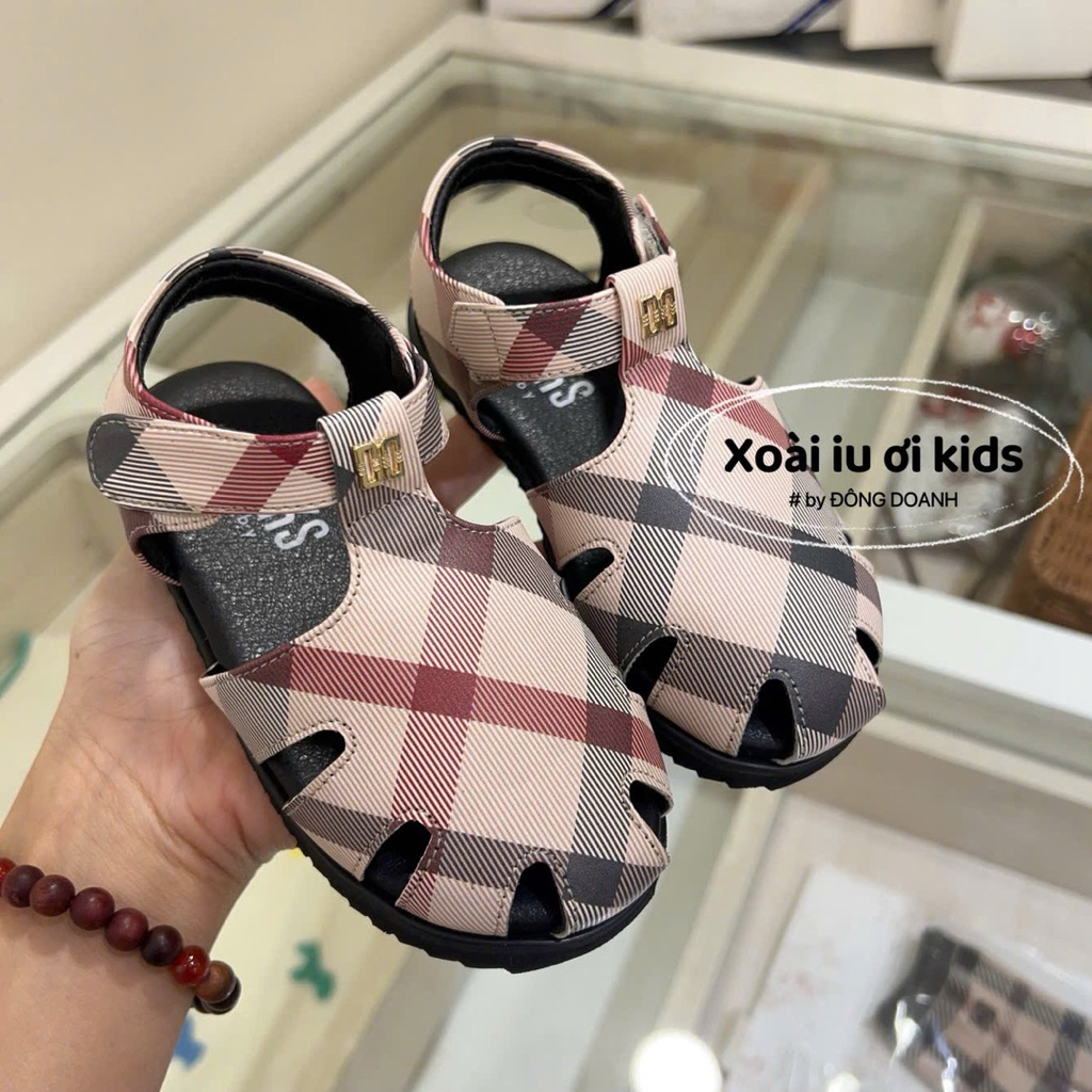 [RMK] DAKS CARO STRIPED SANDAL SHOES FOR KIDS - MANGO IU OI KIDS