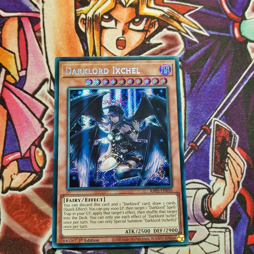 การ์ด Yugioh ของแท้ | Darklord Ixchel | RA05 ซุปเปอร์ อัลตร้า เคล็ดหายาก
