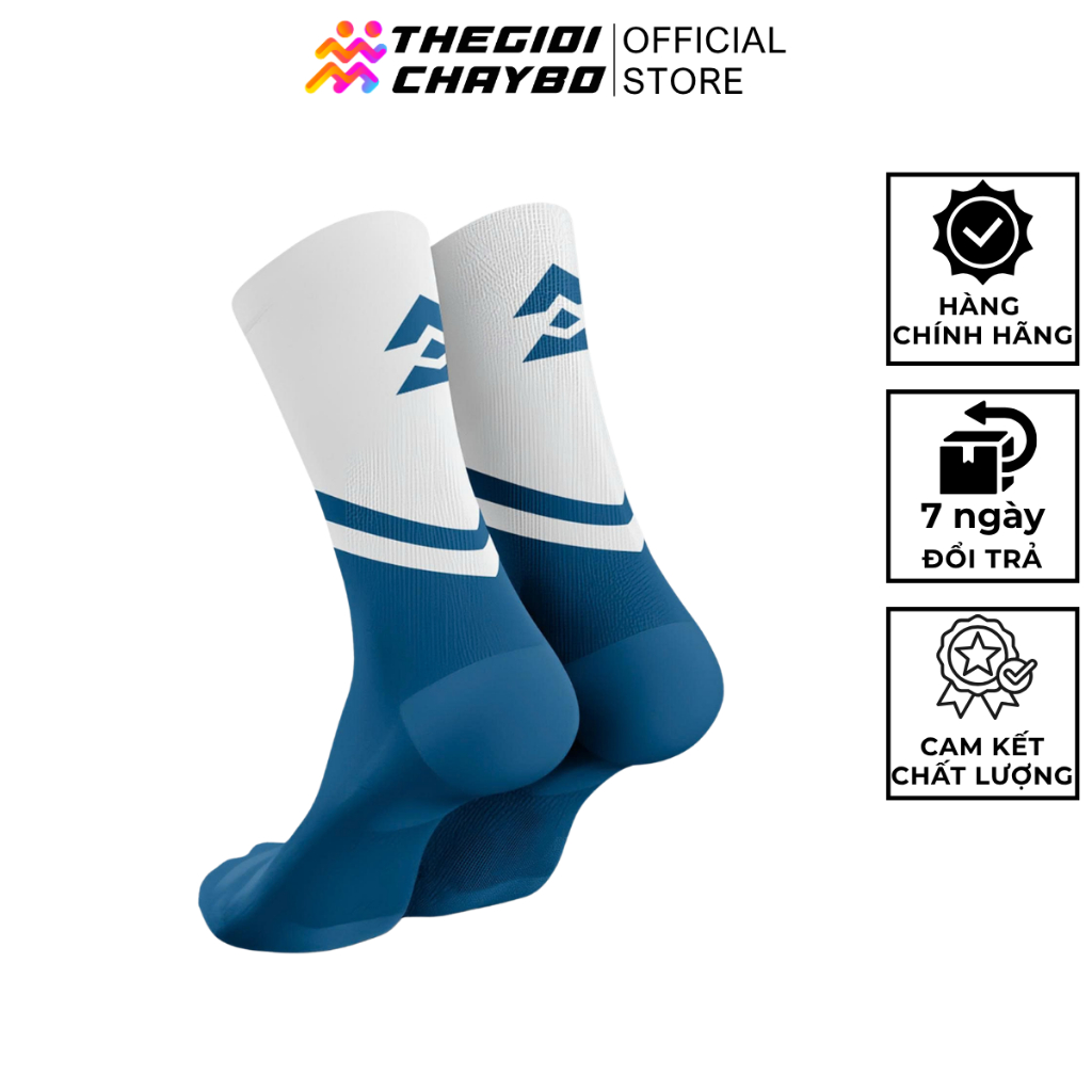 T8 Runsocks Unisex Freesize Sports Socks Breathable, ดูดซับเหงื่อ, Anti-Blister – Running, Gym, Cycl