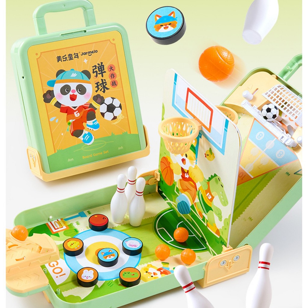 6 IN 1 JOAN MIR GAME TOY PINBALL, BOWLING, MINI BASKETBALL, ...