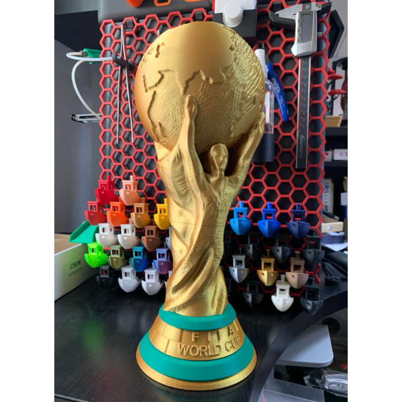 Original 1:1 scale พลาสติก World Cup รุ่น FIFA World Cup Trophy Real Size ฟุตบอล