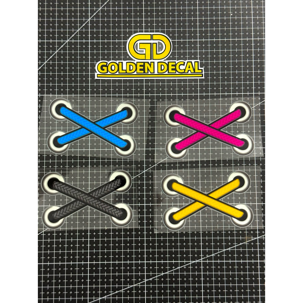DTF Shoe Lace Sticker - มีให้เลือก 4 สี