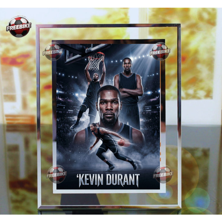 KEVIN DURANT POSTER FRAME พร้อมแก้วคริสตัลคุณภาพสูง รุ่น 2