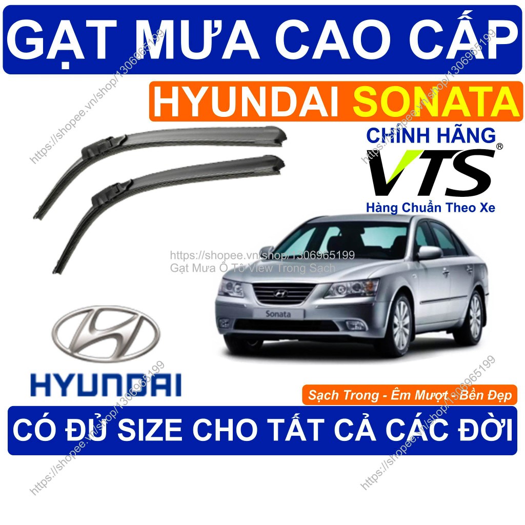 ที่ปัดน้ําฝน Hyundai Sonata ที่ปัดน้ําฝนคู่ตรงรุ่น Hyundai Sonata มีให้เลือกทุกขนาดสําหรับโมเดล Sona