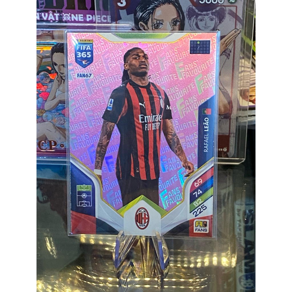 [REFUNCTION ON MU] Rafael Leao Panini FIFA 365 2026 Player Card AC Milan Fans Favorite Pink Super Ra