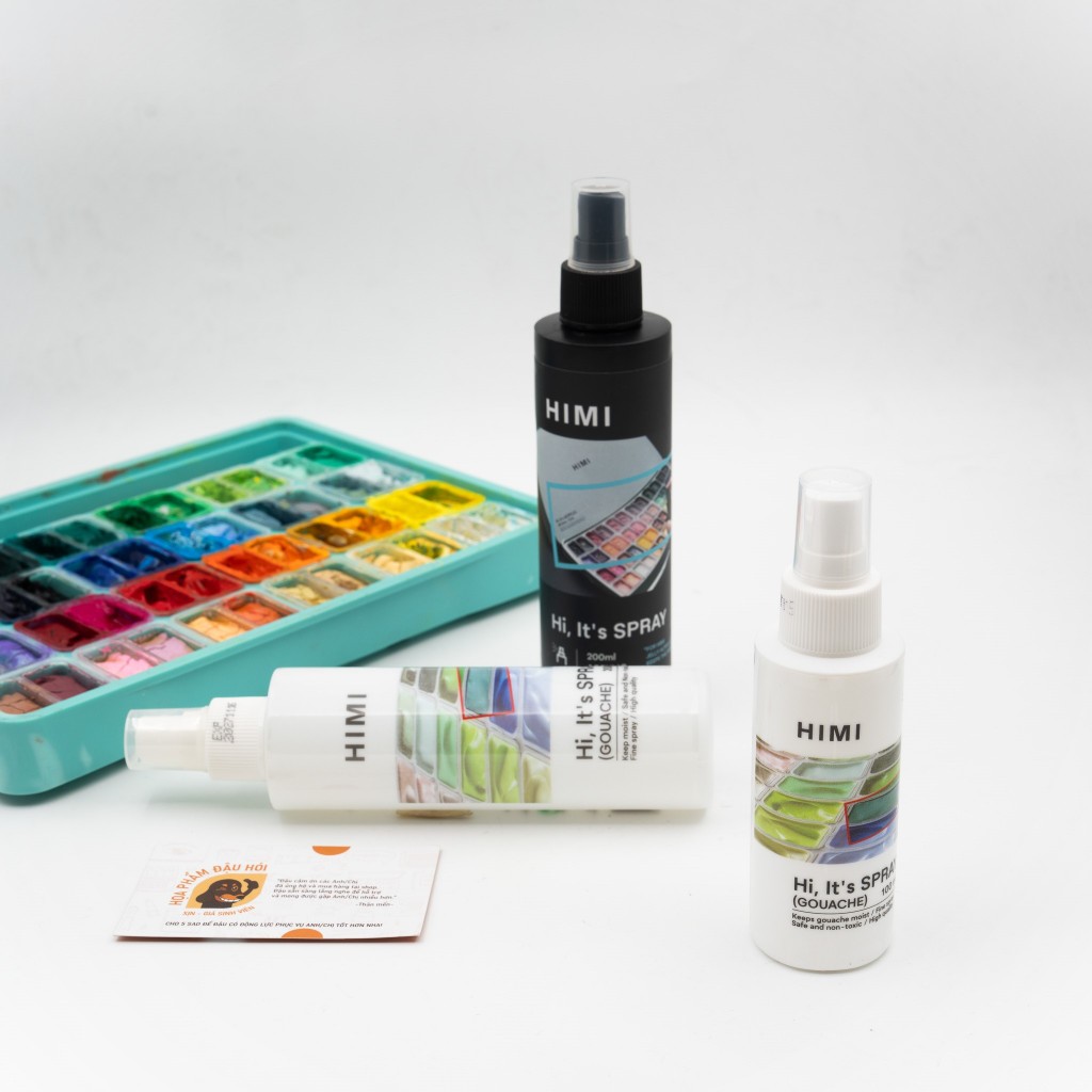 [Balm BEANS]-MIYA Moisturizing, Anti-Mold Spray สําหรับ HIMI Gouache (สีน้ําเงิน)