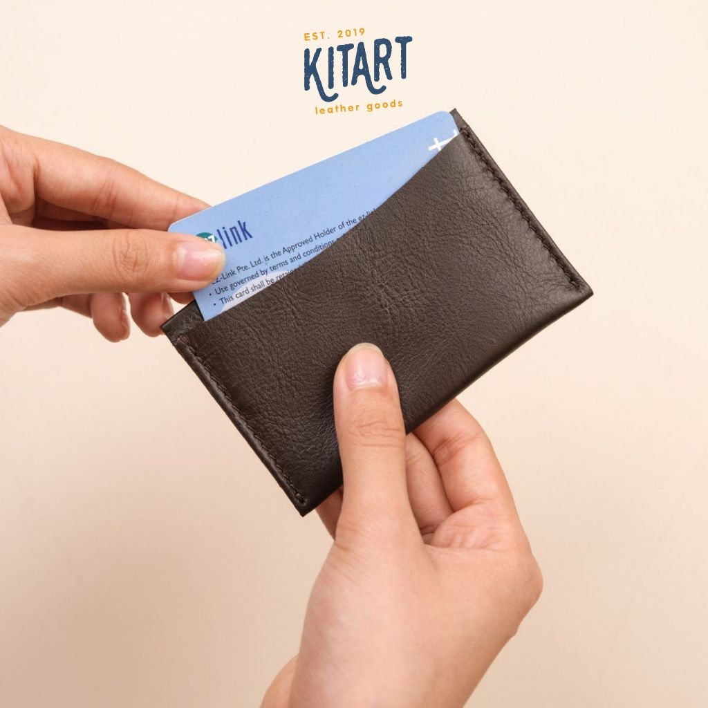 Lotus Wallet 1 KITART - หนังวัวพรีเมี่ยมขนาดกะทัดรัด