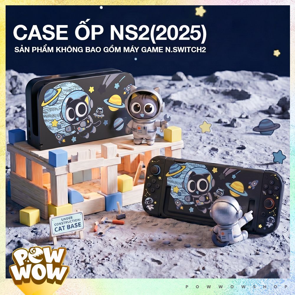 SWITCH2 Case Case / Dock Case สําหรับ Nintendo Switch 2 (New 2025) Cat Astronaut Hei Astronaut Patte