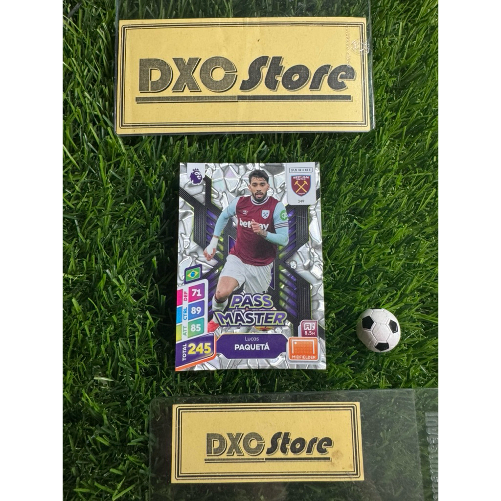[ ของแท้ ] - PASS MASTER - PANINI ADRENALYN XL PLUS 2025 - LUCAS PAQUETA (WEST HAM)
